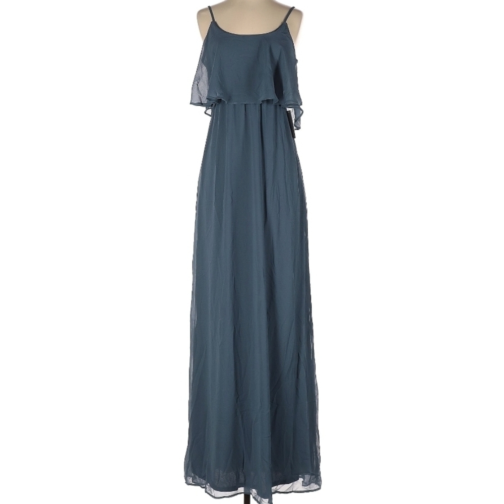 Show Me Your MuMu Teal Maxi Dress